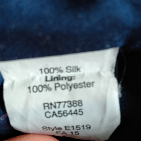 Silk Madewell dress blue womens size 4 - Picture 10 of 10